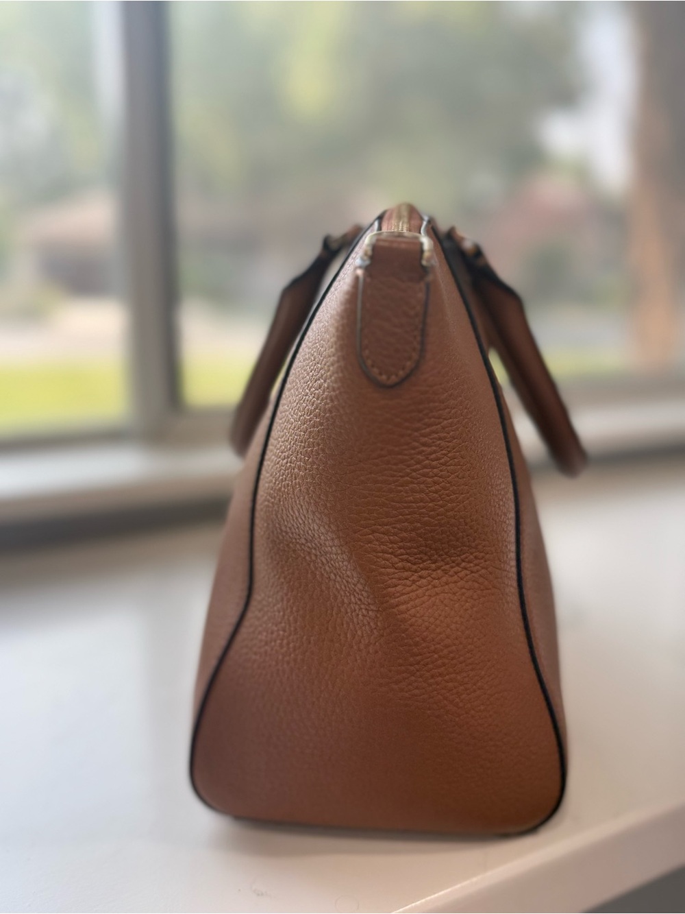 kate spade Brown Pebble Leather Tote - Picture 5 of 10